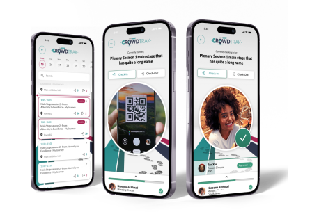 CrowdComms attendance tracking dashboards