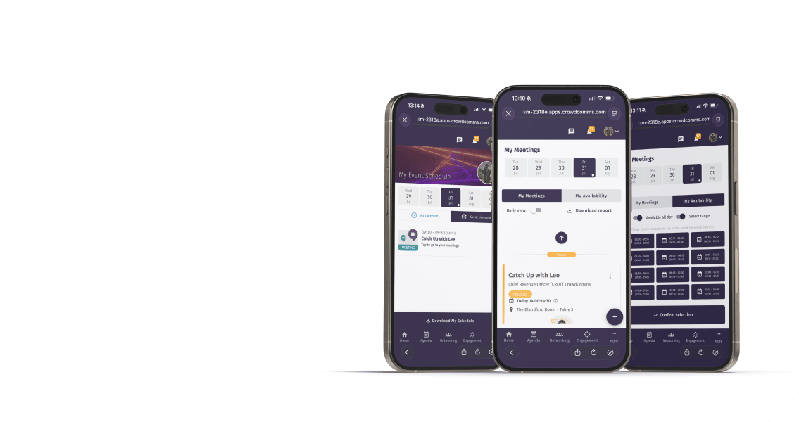Plan, Meet & connect (Overview)