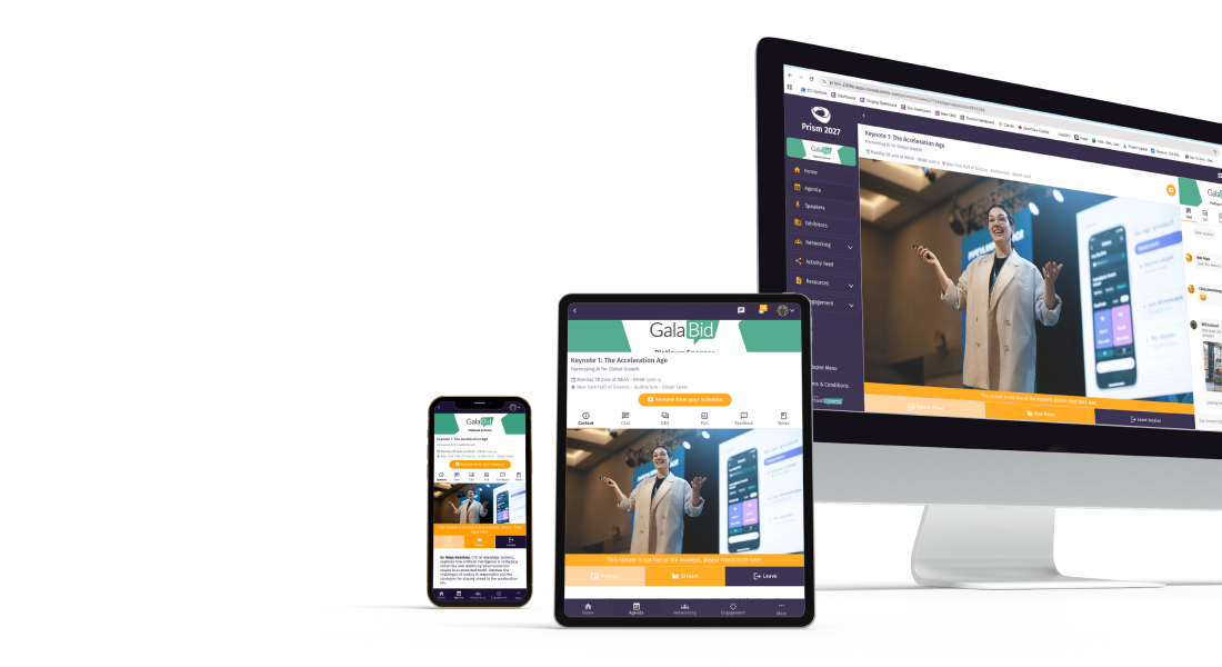 Unify in-person and virtual audiences