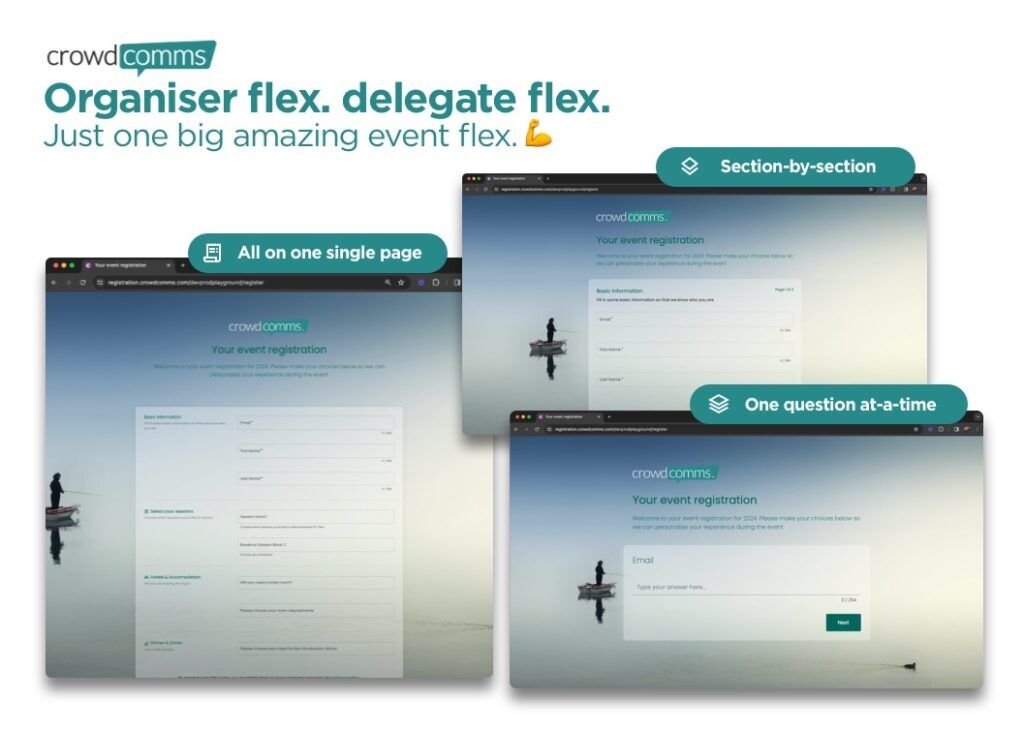 Event registration forms