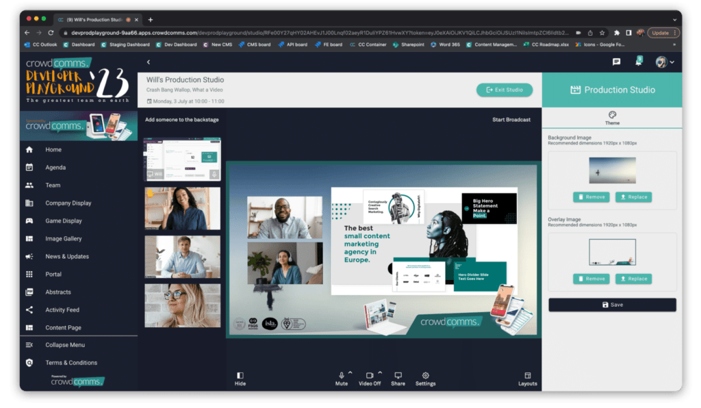 CrowdComms Production Studio Elevate your Virtual Events, relevance of virtual events