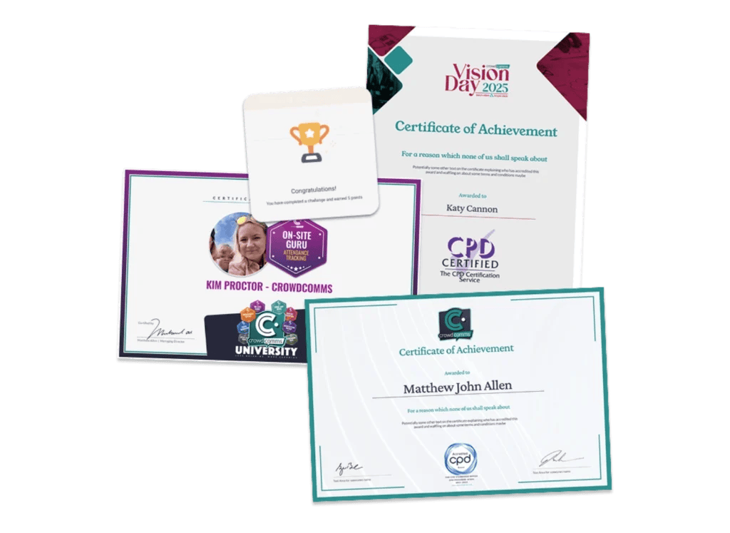 CPD Certificates Montage