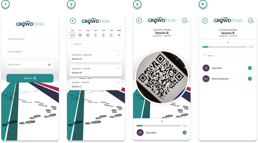 Attendance tracking, event reg platform