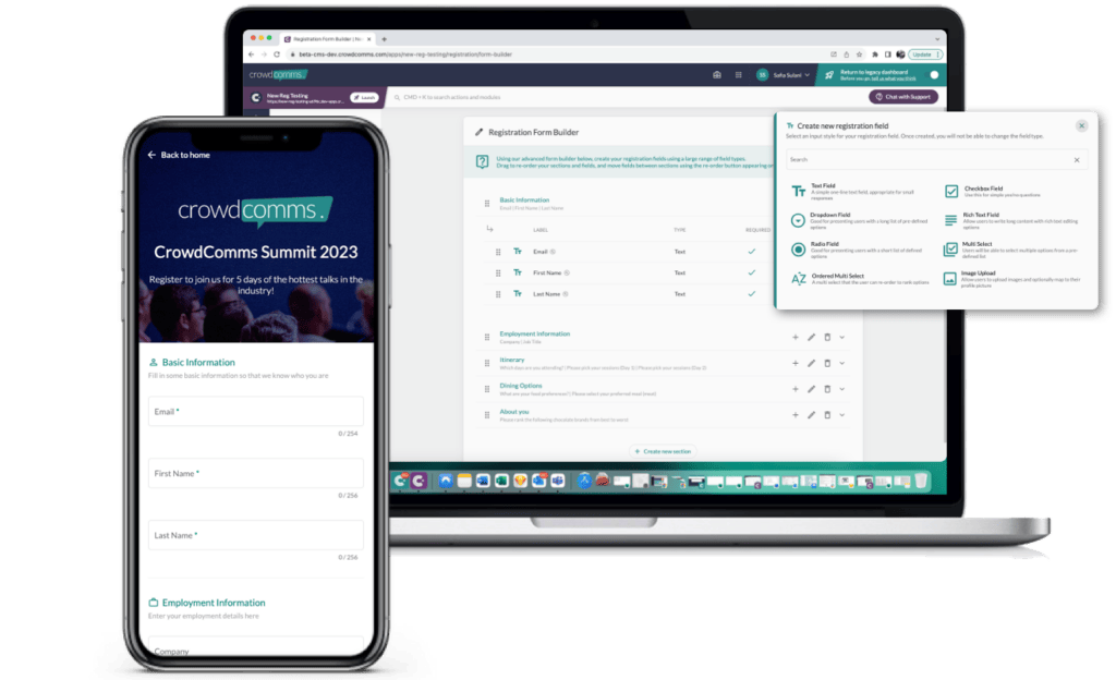 Reg Form, Registration Form, Reg Form Builder, Event Reg Form