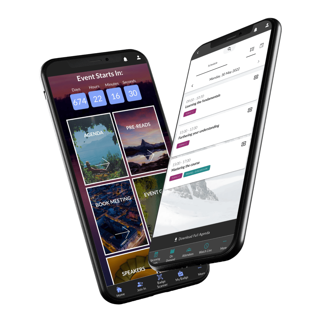 CrowdComms In-Person Event App, event apps