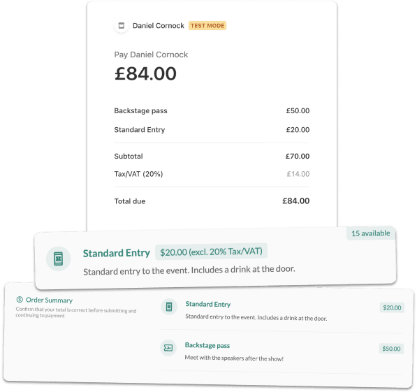 Ticketing, Payments