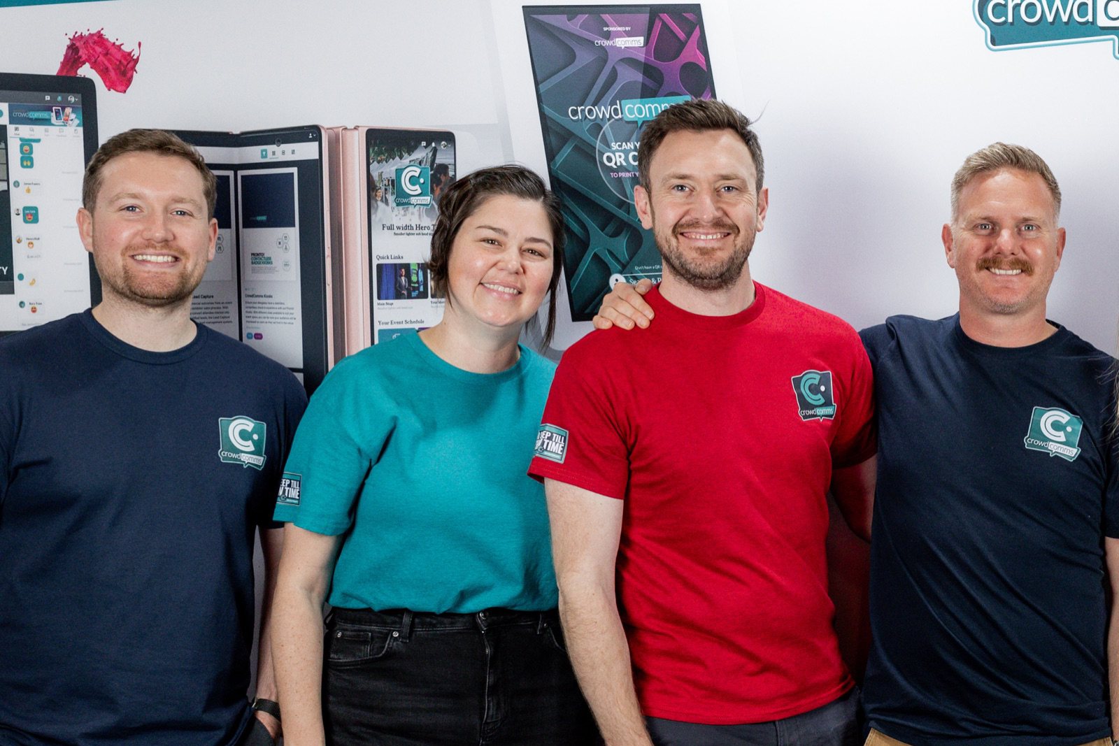 The CrowdComms team supporting self service