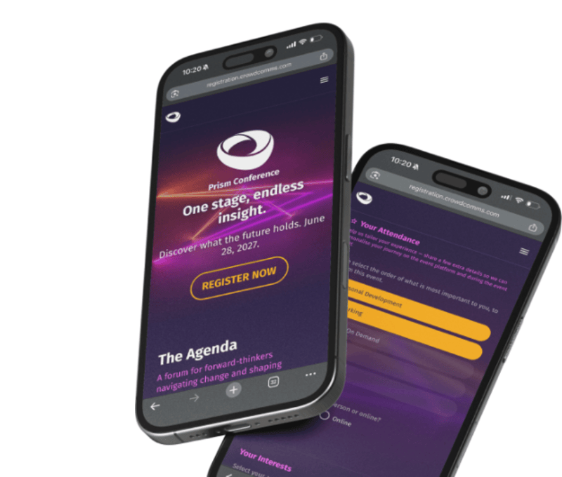 Make it easy: streamlined mobile registration