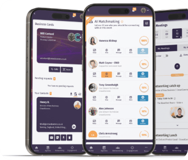 Event app personalisation: AI matchmaking and meetings