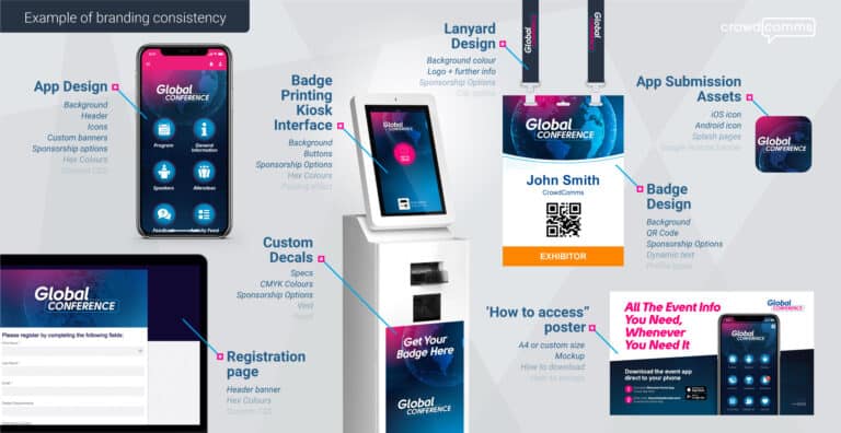 event tech graphic design