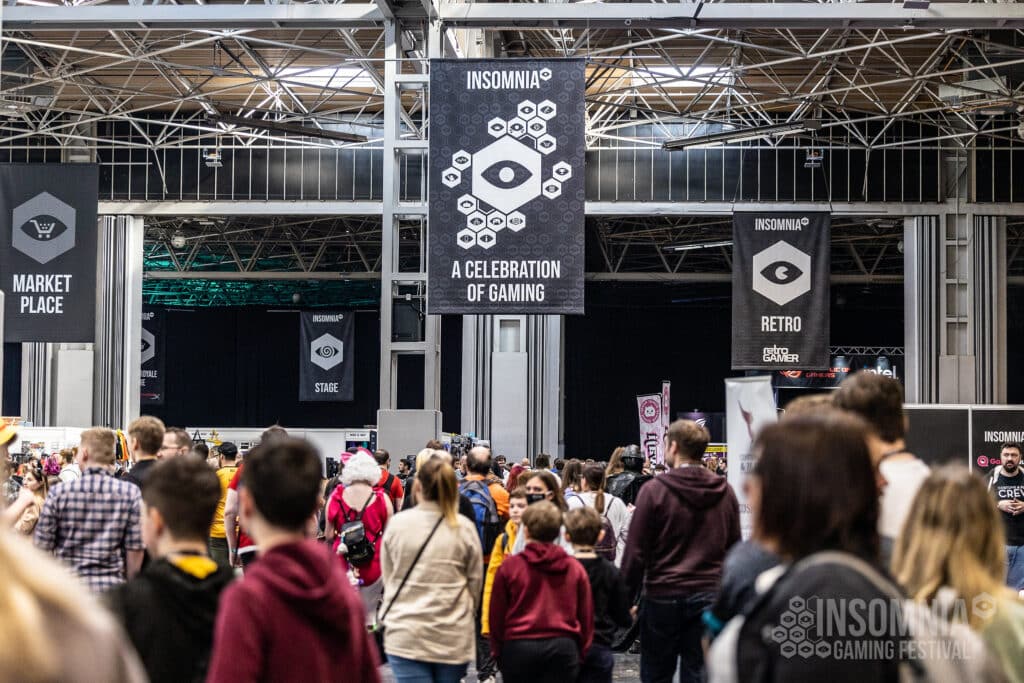 Insomnia Gaming Festival Supported by the CrowdComms In-Person Event App