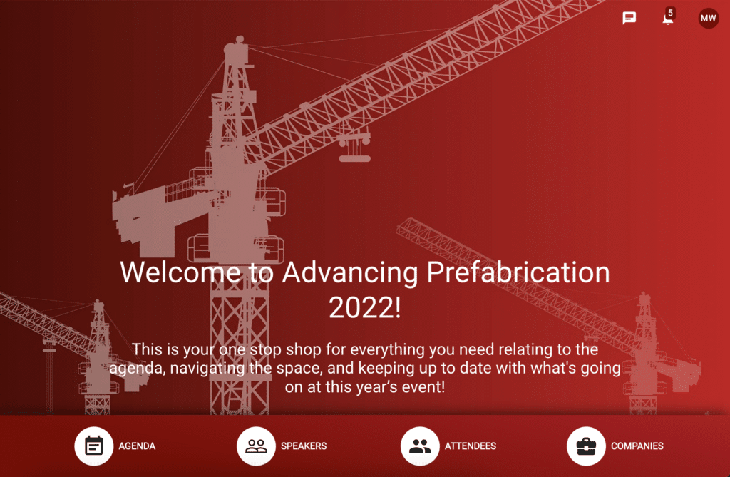 Advancing Prefabrication Powered by the CrowdComms Event Platform
