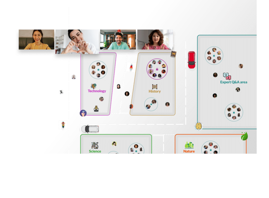 virtual event networking from CrowdComms