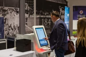 CrowdComms Lightning Fast Badging Kiosks