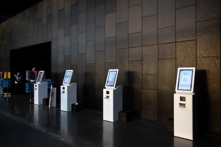 CrowdComms Lightning Fast Badging Kiosks