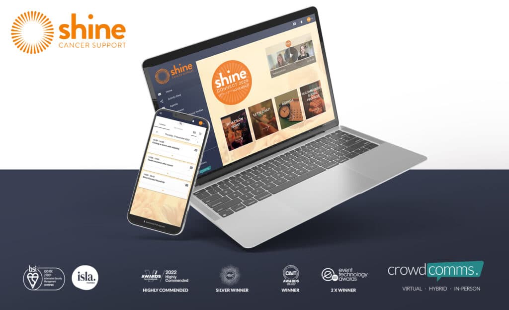Shine Connect Virtual Platform Powered by CrowdComms, the turner agency