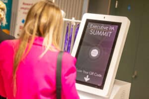 CrowdComms Registration and Badging Kiosks