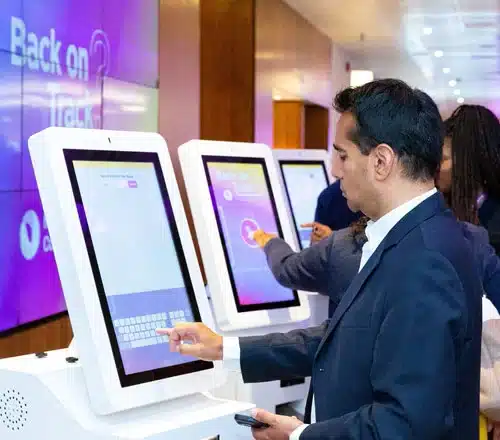 on-demand-badge-printing, event badge kiosks