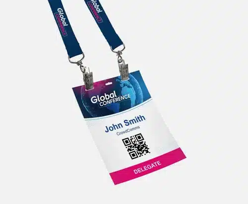 sustainable-name-badging, event badge collection