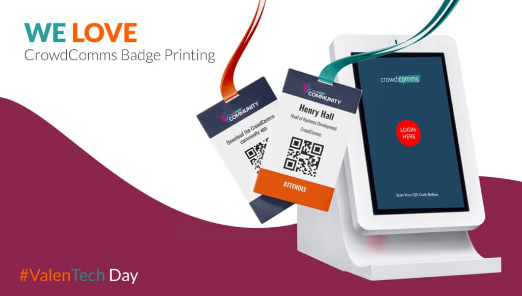 CrowdComms Event Technology - Badge Printing and Kiosk