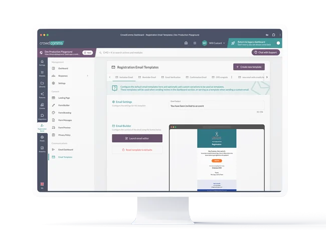 Event Reg, Event Platform, Registration, Event Tech, Customisable Reg