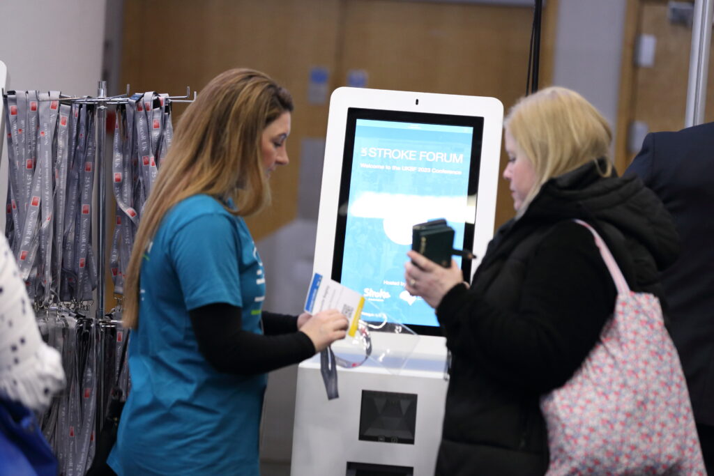 Uk Stroke Forum 2023, CrowdComms Case Study, Stroke Association, CrowdComms Event Tech, Event Profs, Event Tech Solutions, Badging and Kiosks, Event App, Event Registration, Conference Registration, Networking, Attendance Tracking, Lead Capture