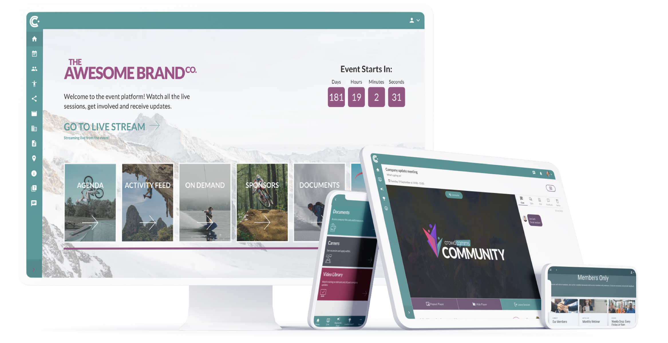 Virtual Events, Hybrid Events, Community Platform