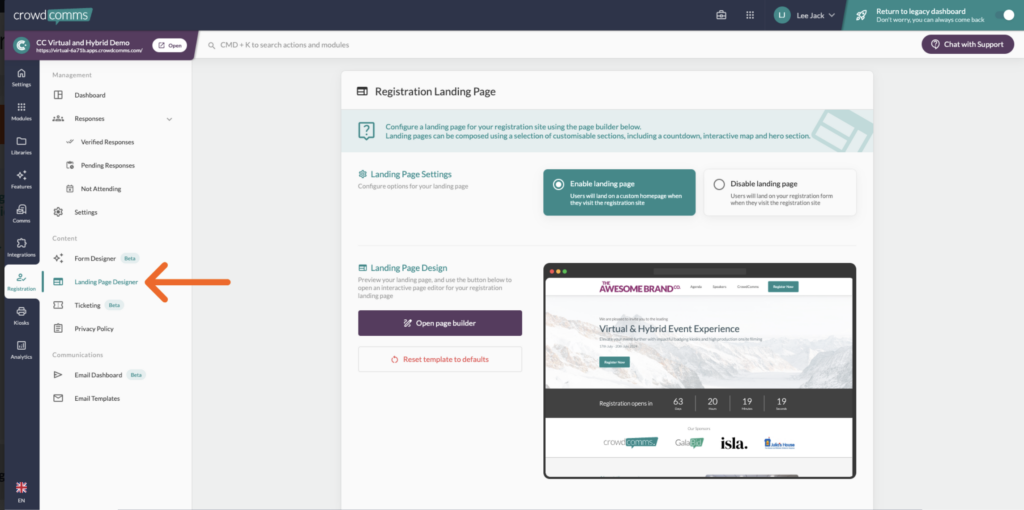 Registration, Registration Platform, Event Tech, Customisable