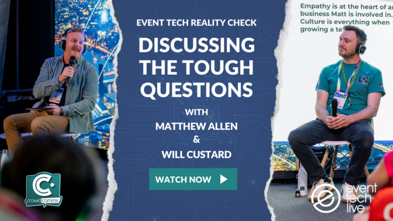 Speaker Sessions, Event industry reality check, Event Tech Live, future of events