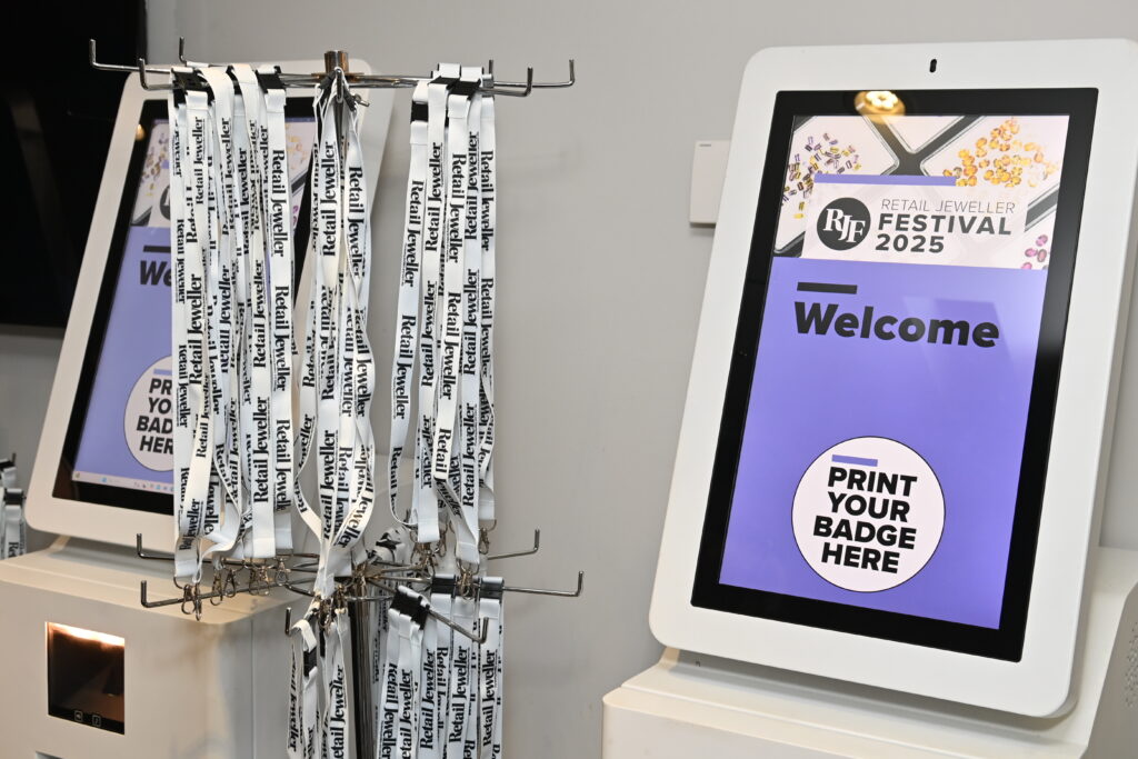 Retail Jeweller Festival 2025, CrowdComms Case Study, Event Tech, Event Profs, Event Tech Solutions, Kiosks and Badging