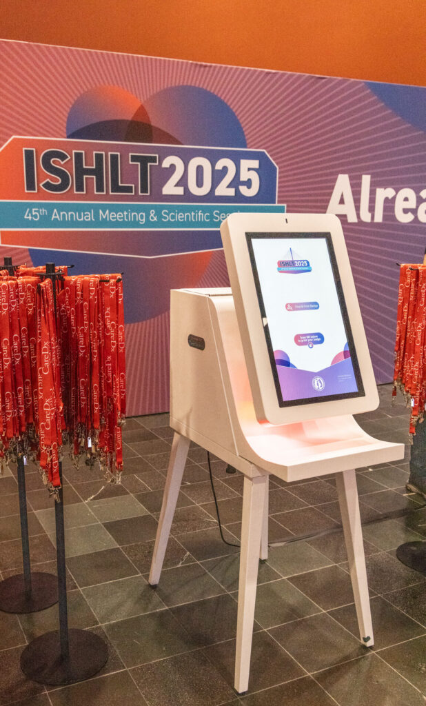 ISHLT Case Study, CrowdComms Case Study, Event Tech, Event Profs, Event Tech Solutions, Badging and Kiosks, Lead Capture,Medical Conferences, Events, Conferences