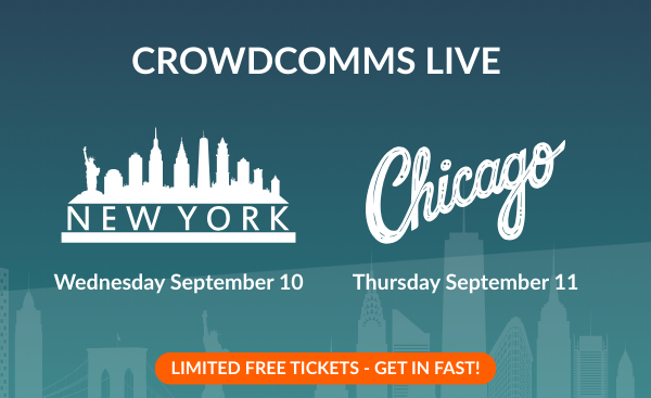 CrowdComms in NYC and Chicago