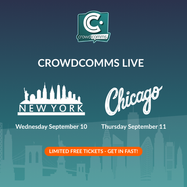 CrowdComms in NYC and Chicago