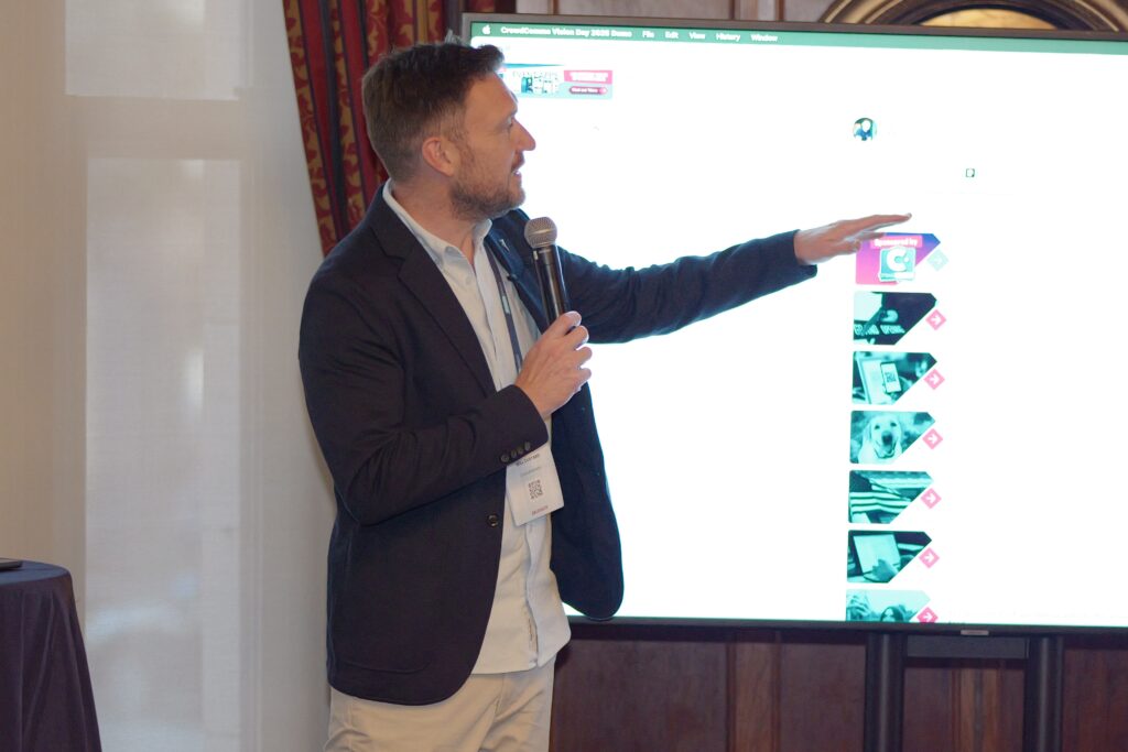 Will custard talking about crowdcomms products