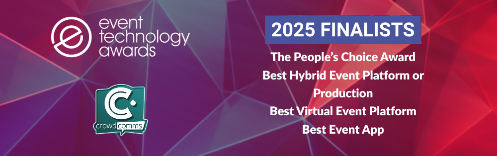 Event Tech Awards 2025, Event Tech Live, Finalist, CrowdComms