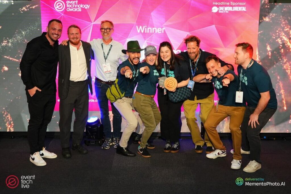 winning team event tech live