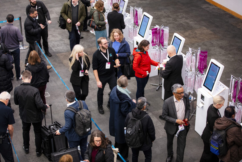 conference badging at demec by crowdcomms