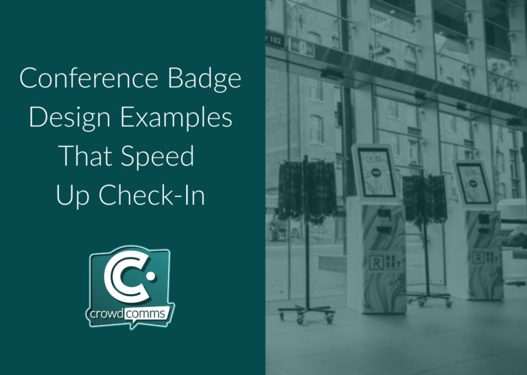 Conference Badges, Badge Design, Event Tech, Event Profs