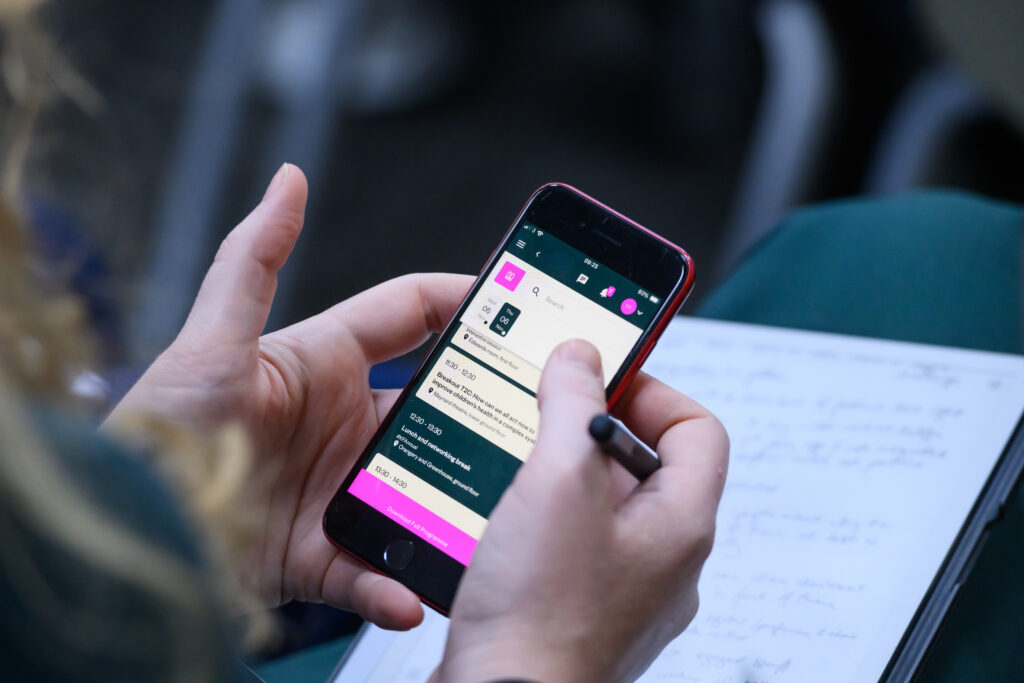 The Kings Fund mobile event app