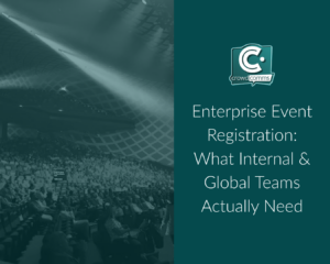 Enterprise events, Event Tech, Event Profs