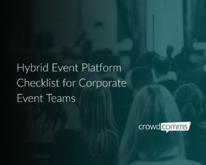 Hybrid Event Checklist, Hybrid Event, Virtual & Hybrid Event, In-Person Events, Event Tech, Event Profs
