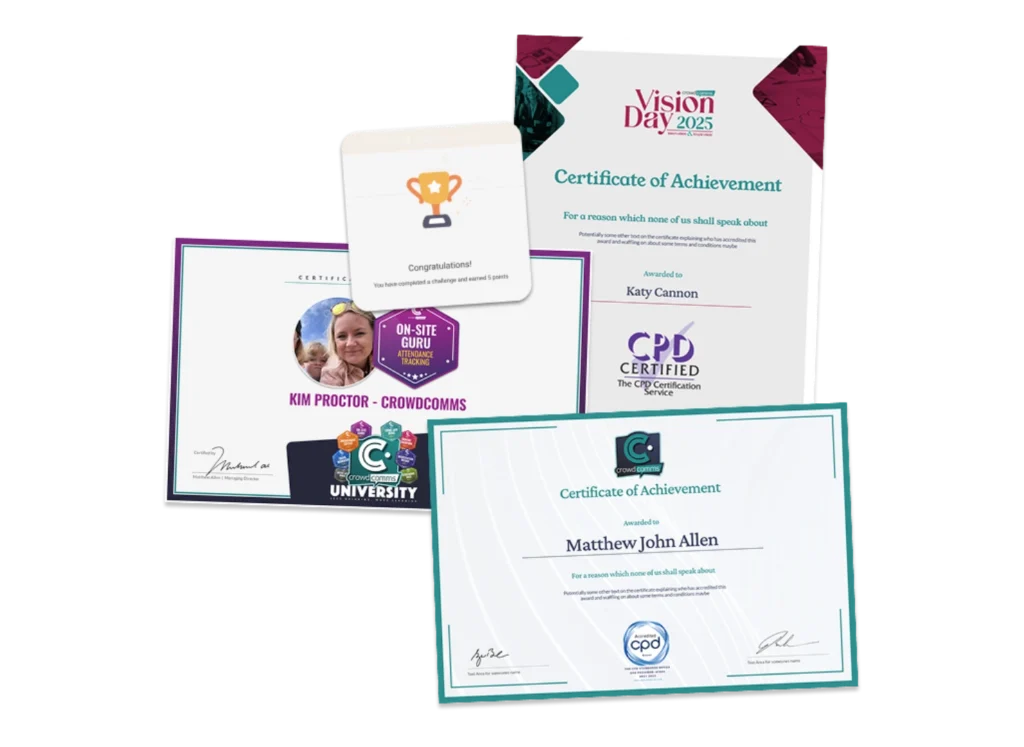 CPD Certificates Montage