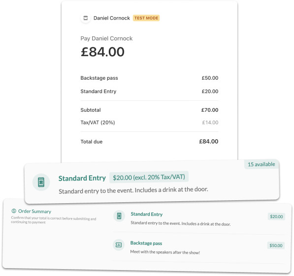 Ticketing, Payments